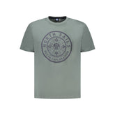 North Sails Green Cotton Men T-Shirt -   -  North Sails.